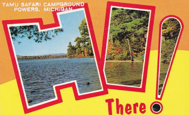 Tamu Safari Campground - Vintage Postcard (newer photo)